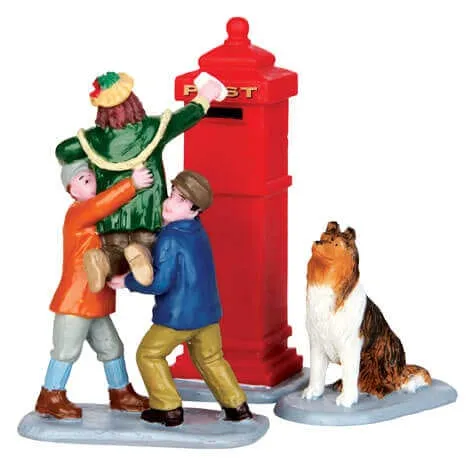 lemax-mailbox-teamwork-lot-de-3-bo-tes-aux-lettres-miniatures image 1
