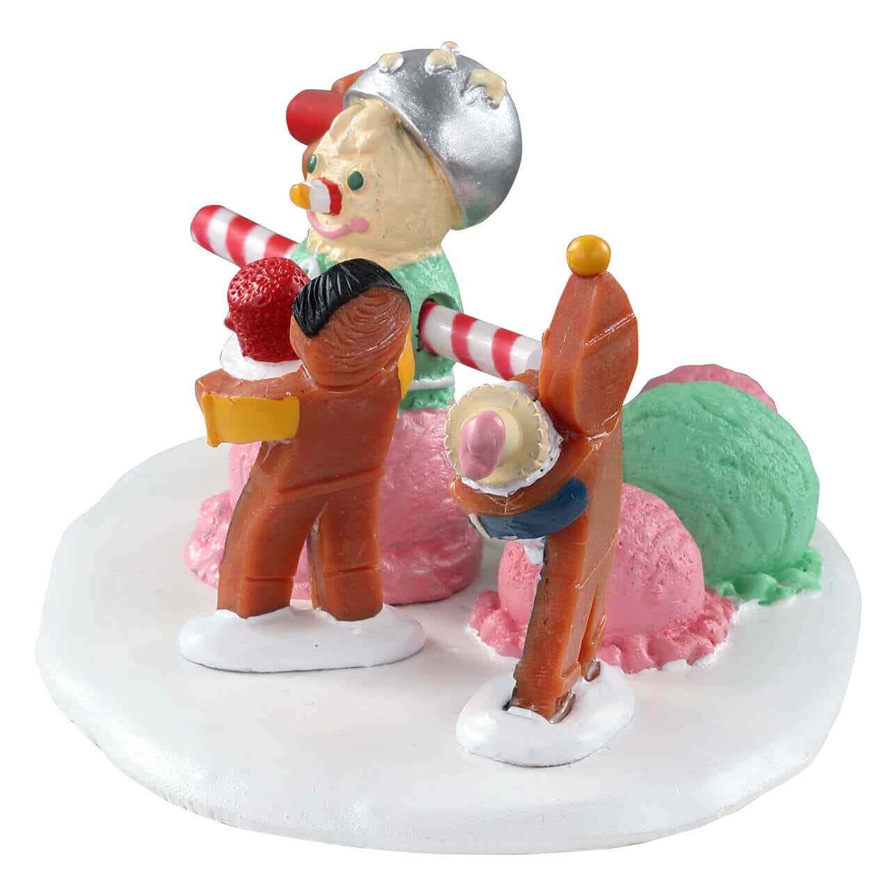lemax-triple-scoop-snowman-figurine-bonhomme-de-neige-glac image 3