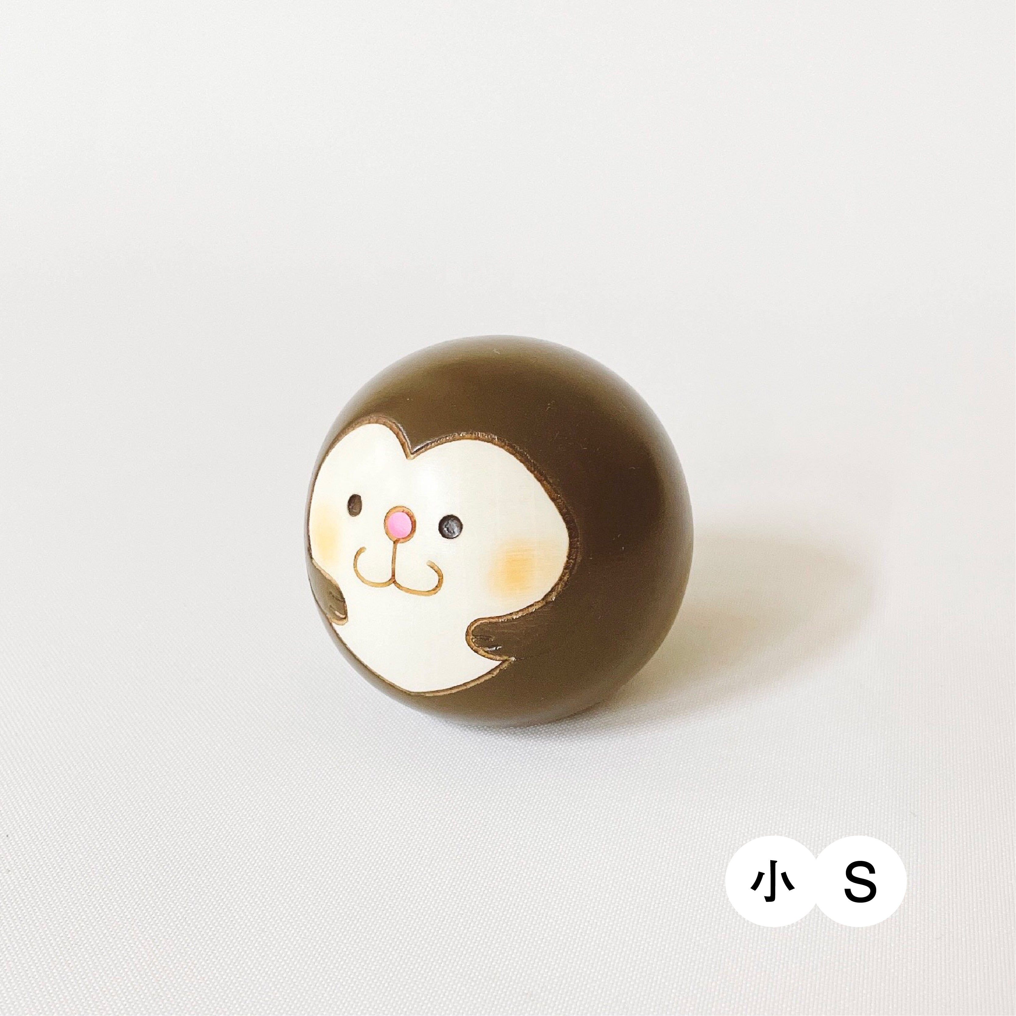 usaburo-kokeshi-yurakoro-singe-culbuto-animal-s-l image 2