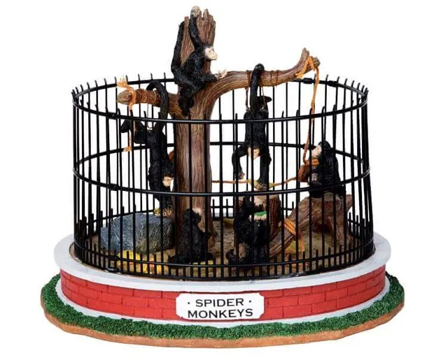lemax-monkey-habitat-figurine-miniature-village image 1