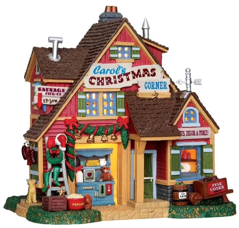 lemax-carol-s-christmas-corner-boutique-de-no-l-lumineuse image 1