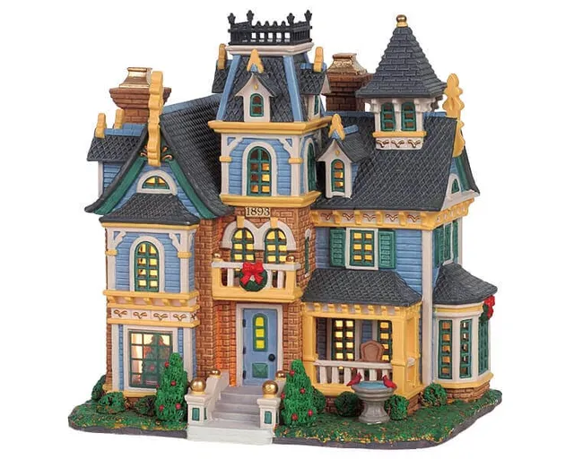 lemax-randolph-manor-manoir-miniature-de-collection-illumin image 1