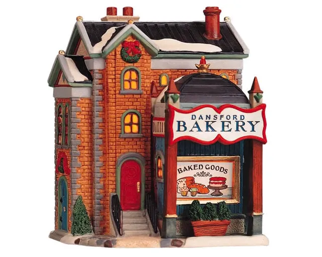 lemax-dansford-bakery-b-timent-miniature-boulangerie-de-village image 1