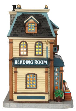 lemax-the-book-bin-librairie-village-miniature-illumin-e image 2
