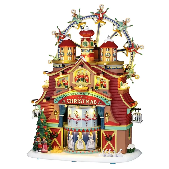 lemax-the-twelve-days-of-christmas-d-cor-anim-sonore-santa-s-wonderland image 1