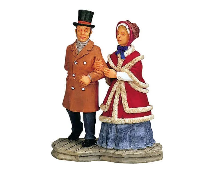 lemax-winter-stroll-figurine-miniature image 1