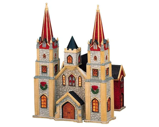 lemax-st-clement-s-church-glise-miniature-de-village image 1