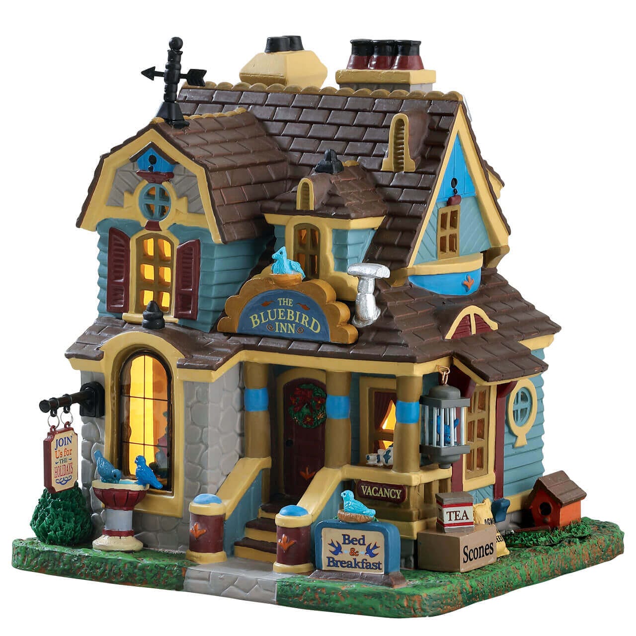 lemax-bluebird-inn-maison-auberge-miniature-collection image 1