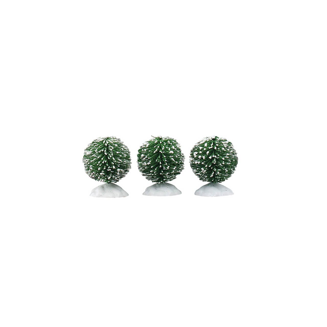 lemax-round-bristle-tree-mini-mini-sapins-d-coratifs-set-de-3 image 1