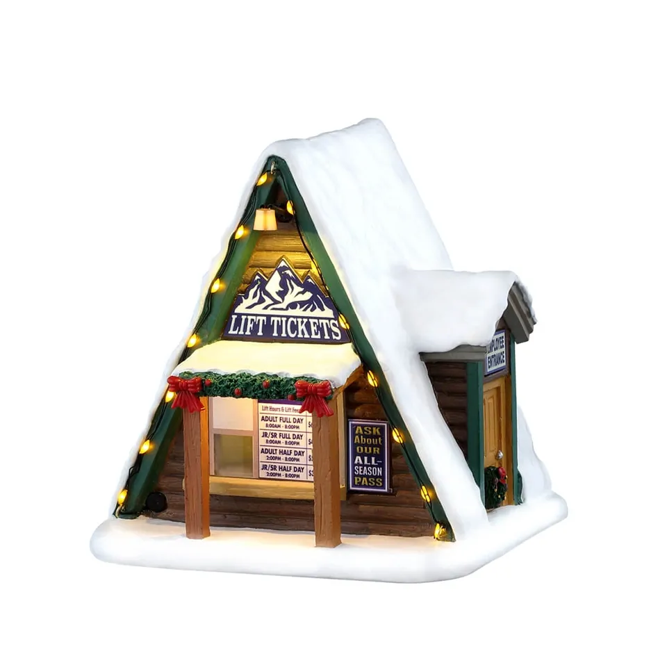 lemax-lift-ticket-booth-chalet-forfaits-vail-village image 1