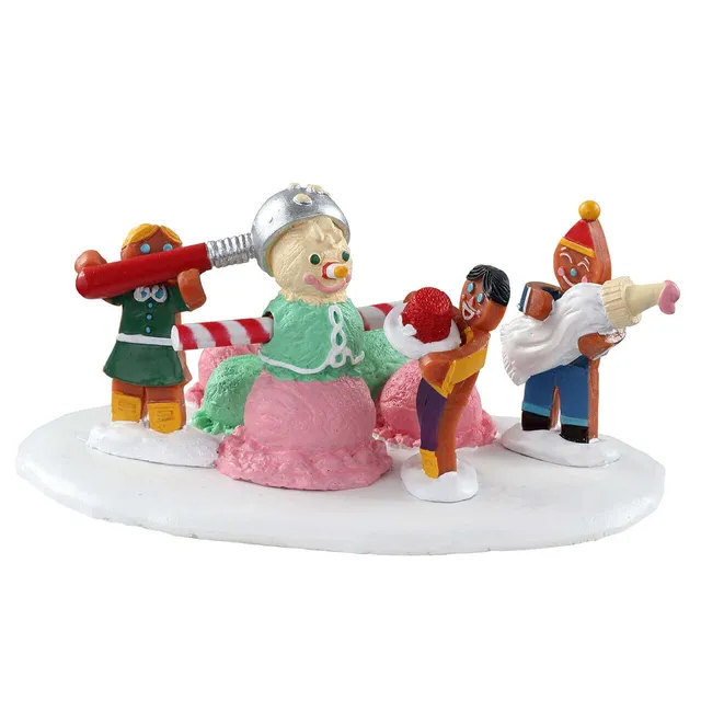 lemax-triple-scoop-snowman-figurine-bonhomme-de-neige-glac image 1