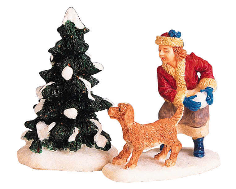 lemax-into-the-fray-figurine-miniature-de-collection image 1