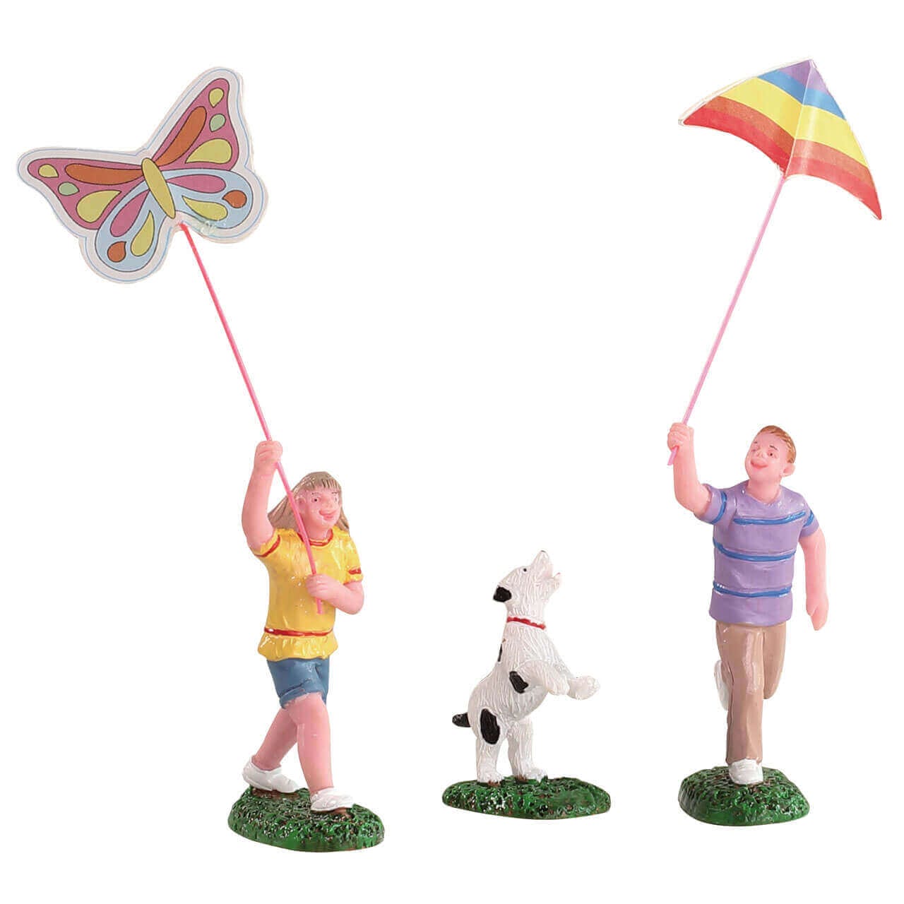 lemax-flying-kites-figurines-cerfs-volants-miniature image 1