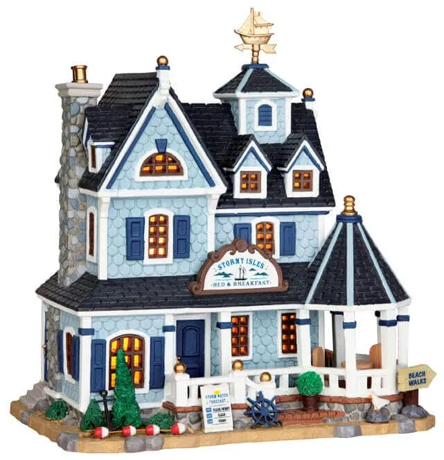 lemax-stormy-isles-bed-breakfast-maison-pension-village-miniature image 1