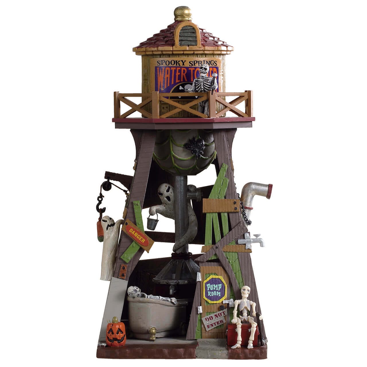lemax-spooky-springs-water-tower-b-timent-spooky-town image 1