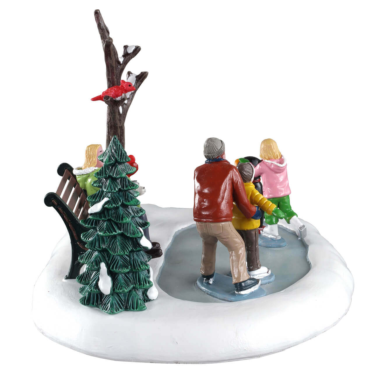 lemax-beginner-skaters-figurine-patinage-famille image 2