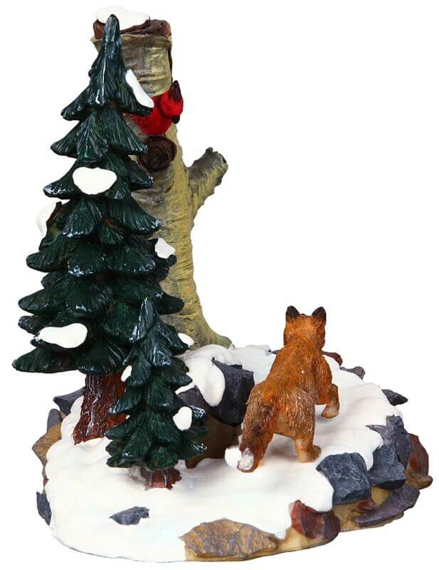 lemax-stealthy-fox-figurine-renard-miniature image 2