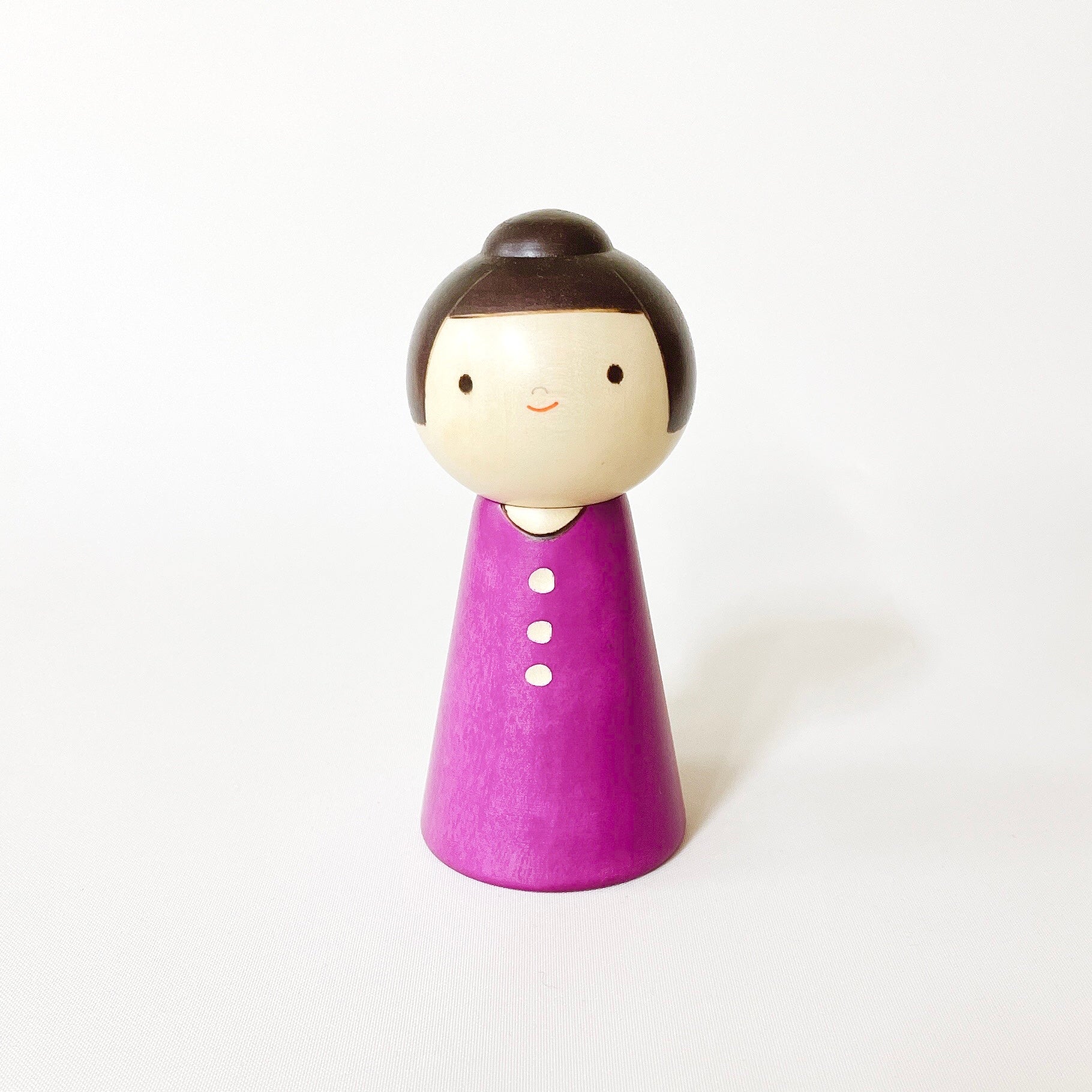 usaburo-kokeshi-mama-san-mother-poupee-kokeshi-artisanale-11-5-cm image 1