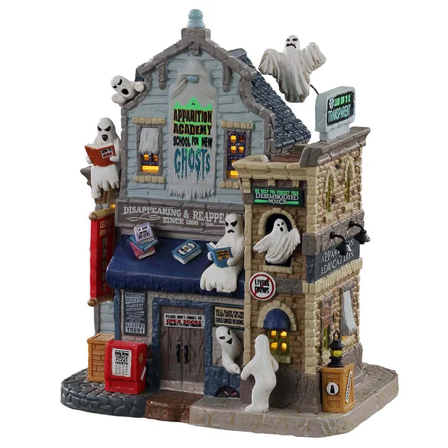 lemax-apparition-academy-cole-de-fant-mes-miniature-spooky-town image 1