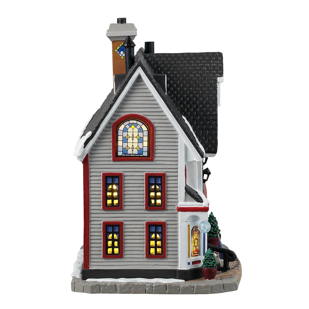 lemax-glassworks-maison-miniature-illumin-e-caddington image 2
