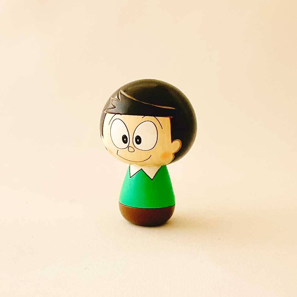 usaburo-kokeshi-doraemon-figurine-officielle-58x58x92mm image 2