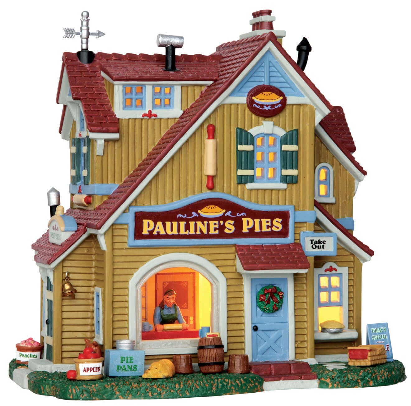lemax-pauline-s-pie-shop-b-timent-miniature-de-collection image 4