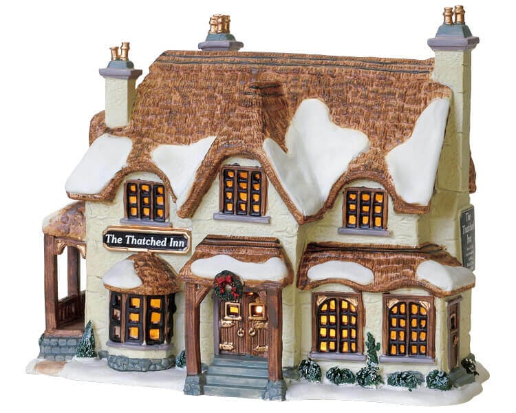 lemax-the-thatched-inn-auberge-miniature-chaume image 2