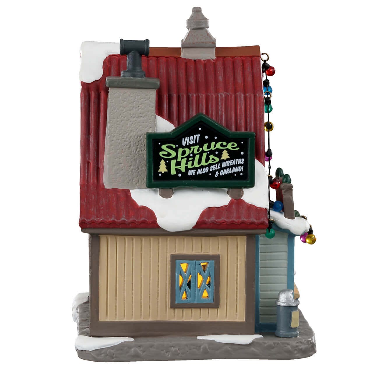 lemax-spruce-hills-tree-farm-chalet-miniature-de-collection image 2