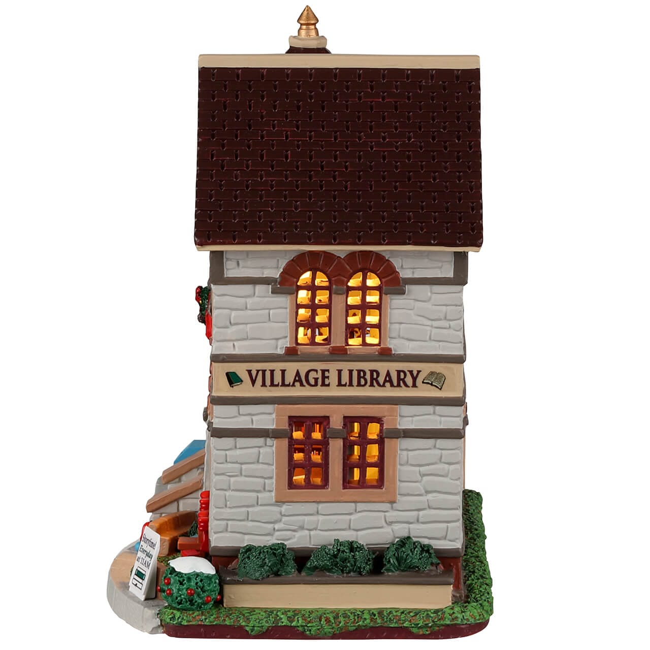 lemax-village-library-b-timent-miniature-caddington image 3