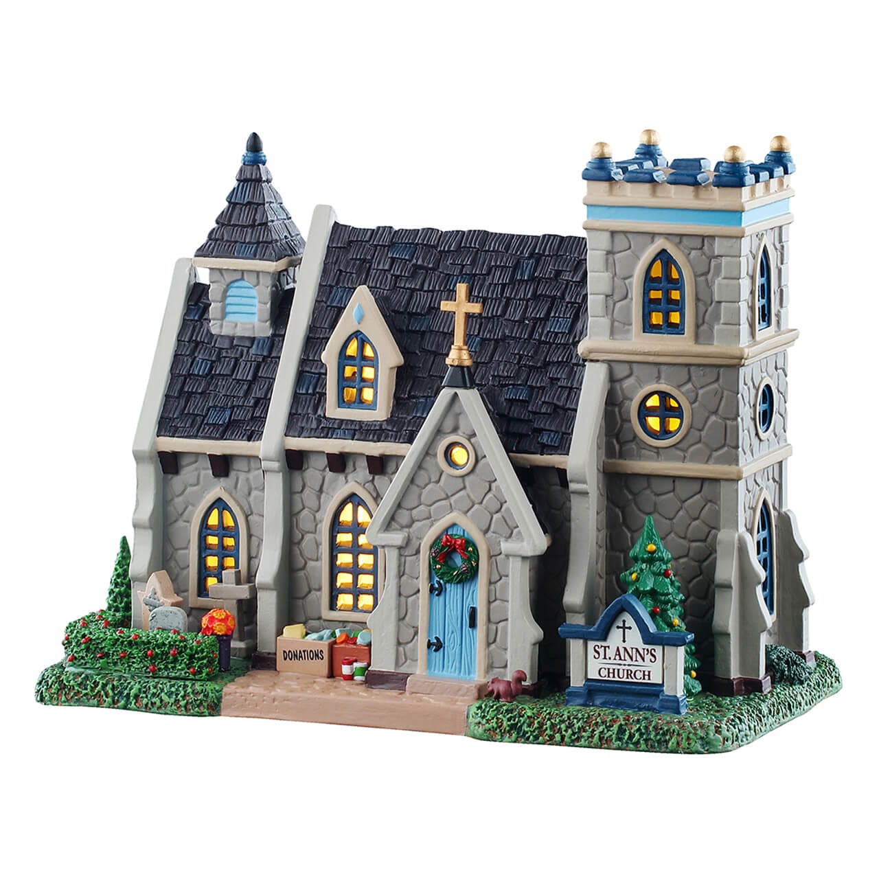 lemax-st-ann-s-church-glise-miniature-de-no-l-caddington image 1