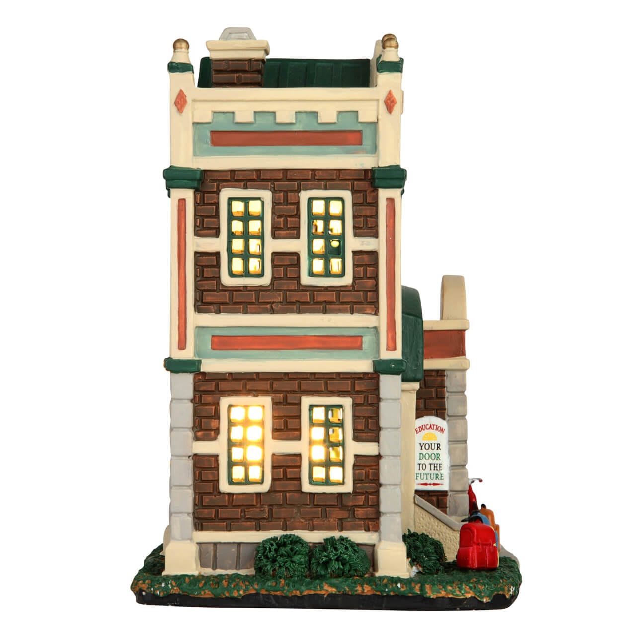 lemax-century-high-school-b-timent-miniature-village-de-no-l image 2