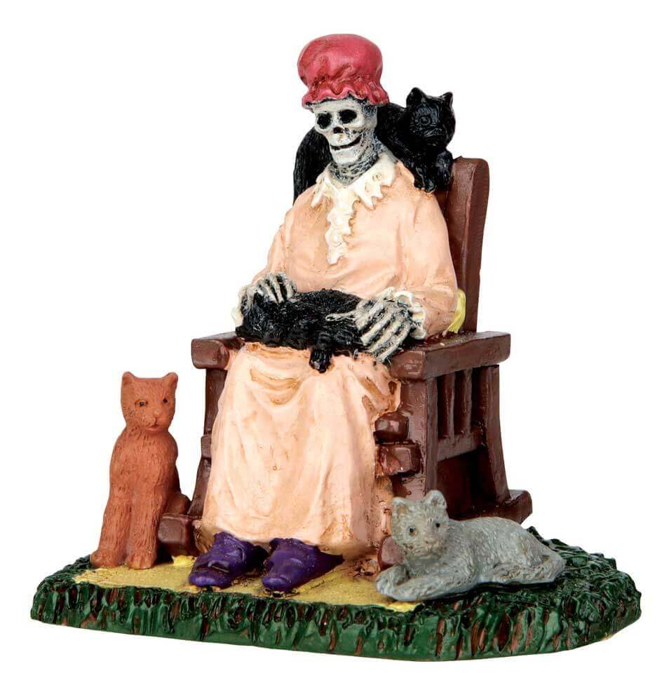 lemax-former-cat-lady-figurine-miniature-spooky-town image 2