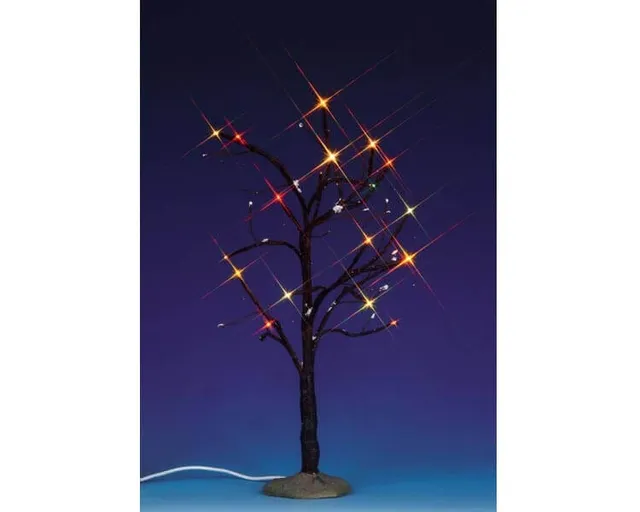 lemax-lighted-elm-tree-arbre-miniature-illumin image 1