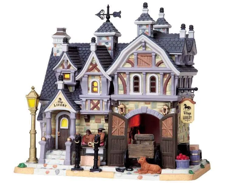 lemax-village-livery-b-timent-miniature-village-de-no-l image 1