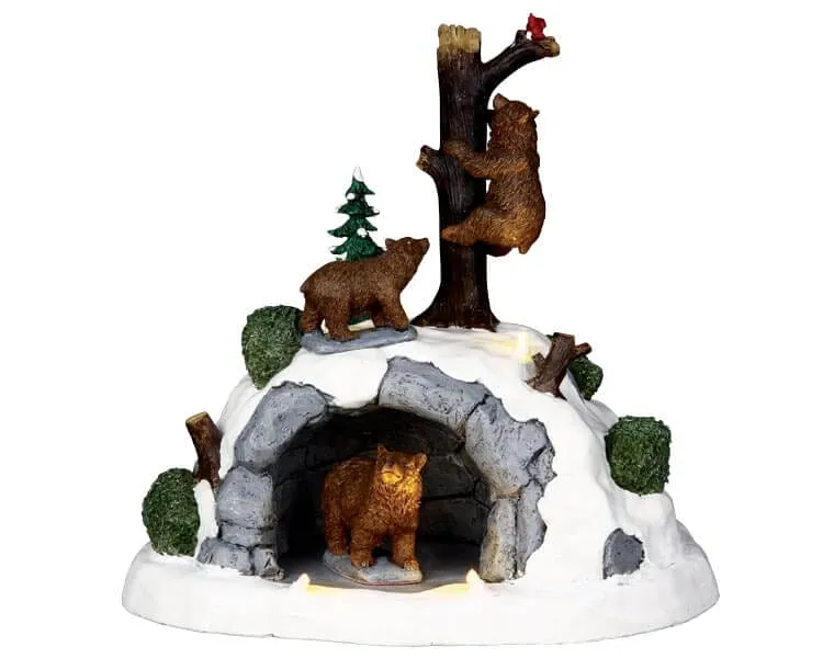 lemax-bear-cave-grotte-aux-ours-miniature image 1