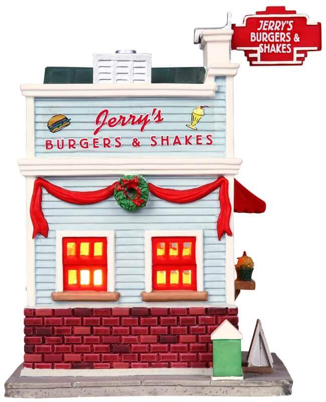 lemax-jerry-s-hamburgers-restaurant-miniature-de-collection image 3