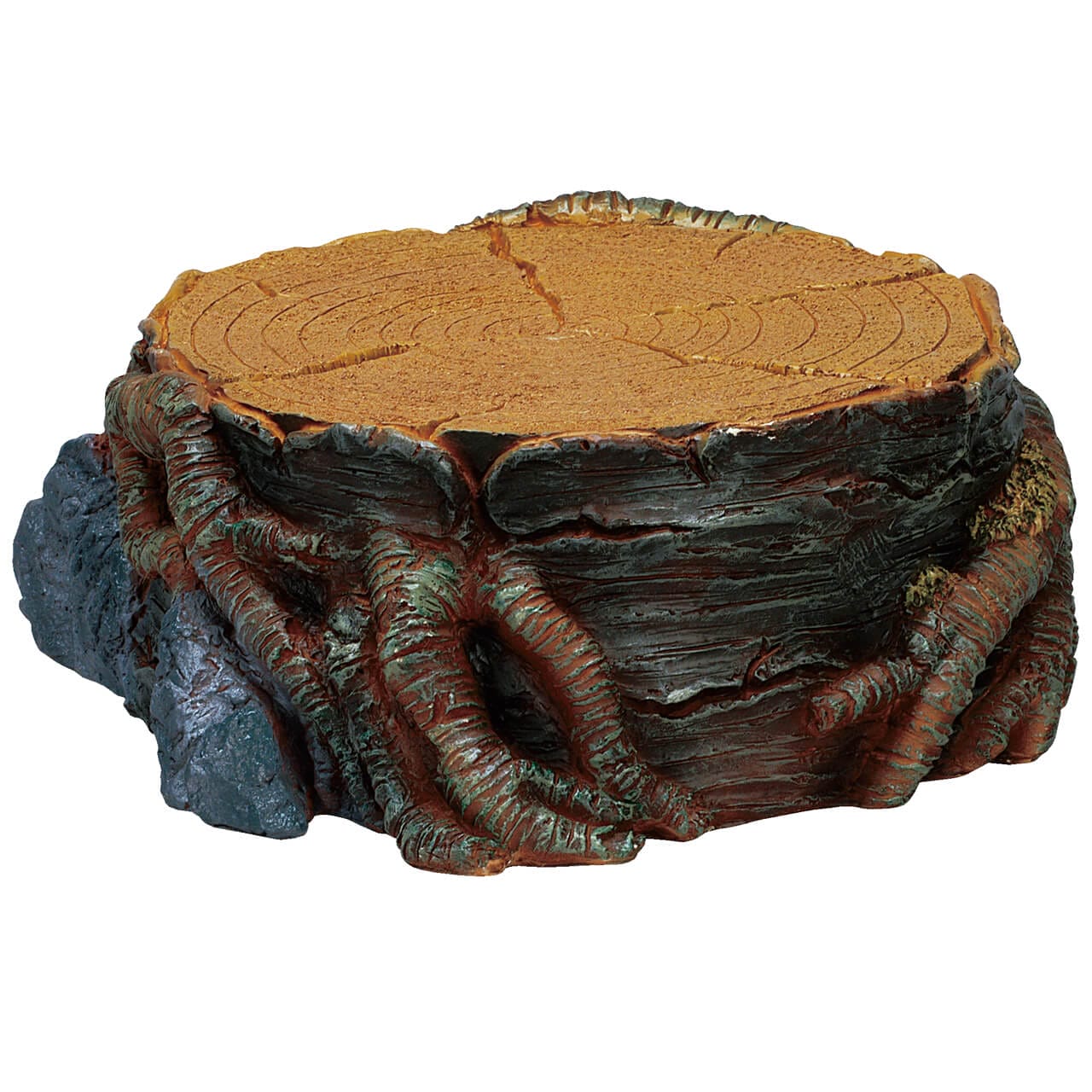 lemax-tree-stump-display-platform-socle-souche-d-arbre-paysage image 1