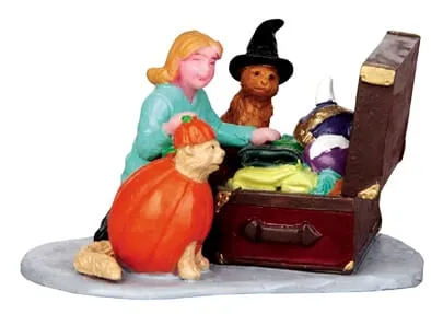 lemax-costume-kitties-miniature-halloween-spooky-town image 1