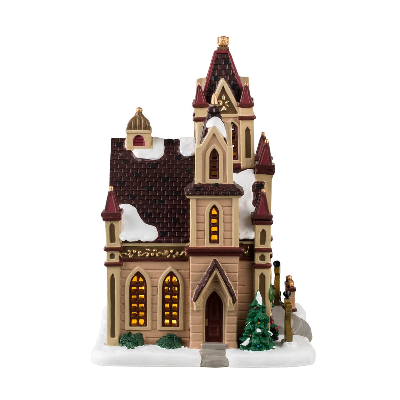 lemax-grace-cathedral-b-timent-lumineux-glise-caddington-village image 2
