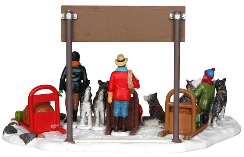 lemax-dog-sled-derby-figurine-attelage-chiens-de-tra-neau image 3