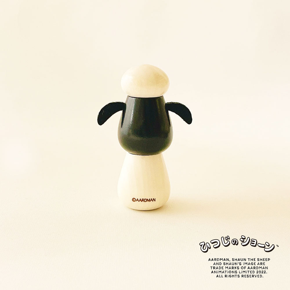 usaburo-kokeshi-shaun-the-sheep-shaun-figurine-kokeshi-artisanale image 5