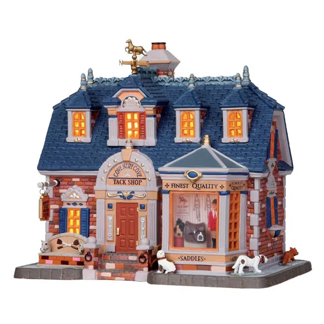 lemax-tack-shop-boutique-miniature-village-questre image 1