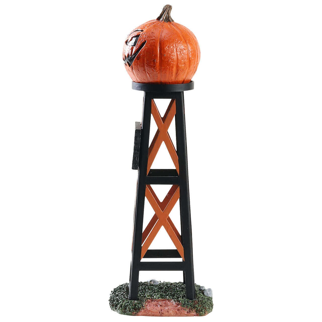 lemax-evil-pumpkin-water-tower-tour-miniature-spooky-town image 2
