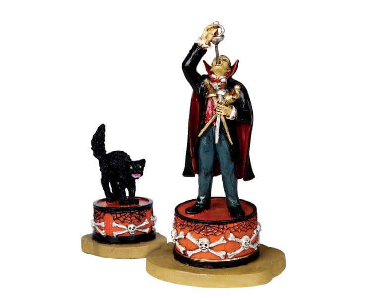 lemax-sword-swallower-figurine-avaleur-de-sabres-spooky-town image 2