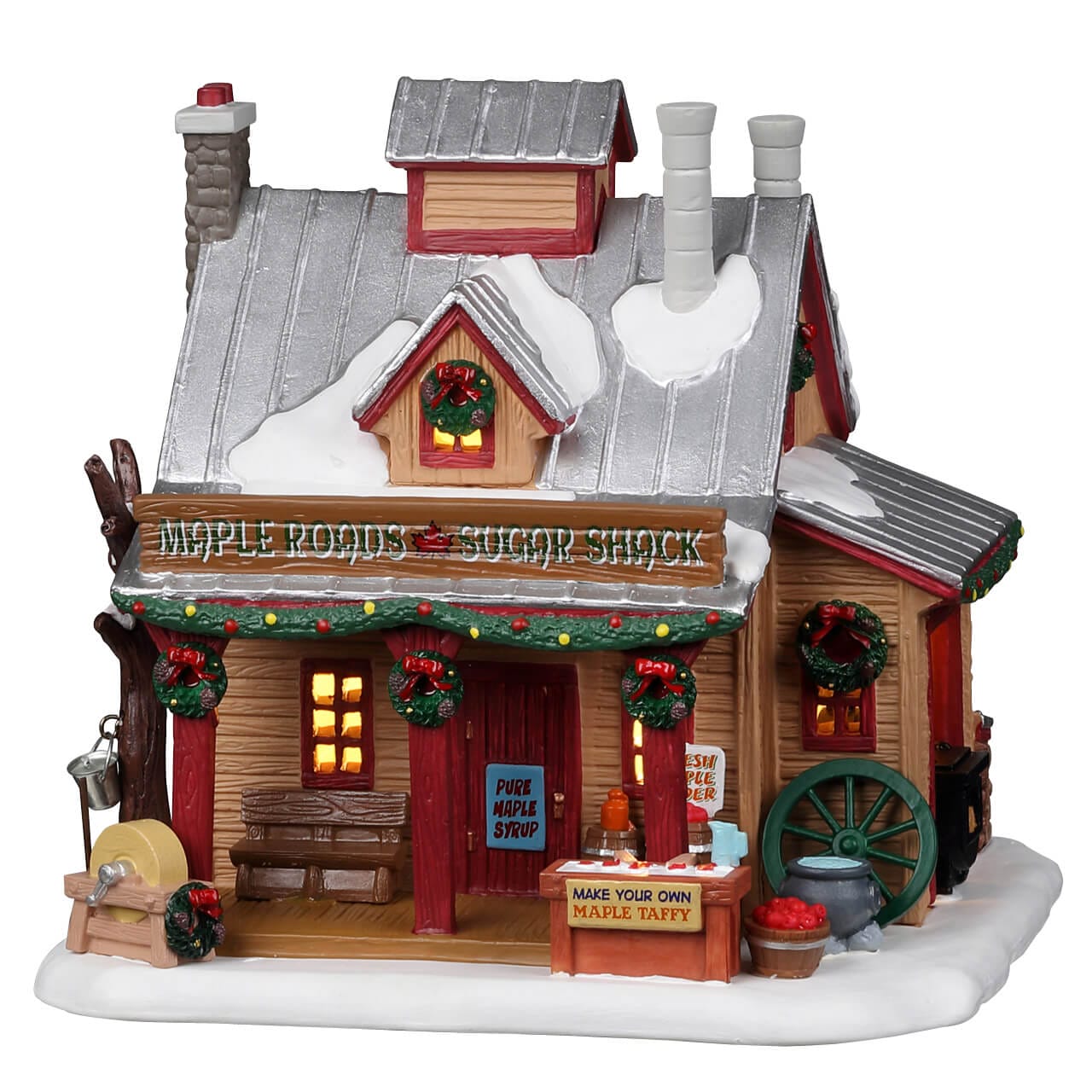 lemax-maple-roads-sugar-shack-cabane-sucre-miniature-vail-village image 1