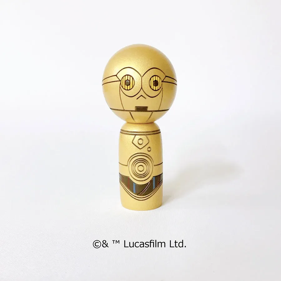 usaburo-kokeshi-star-wars-c-3po-poup-e-kokeshi-artisanale image 1
