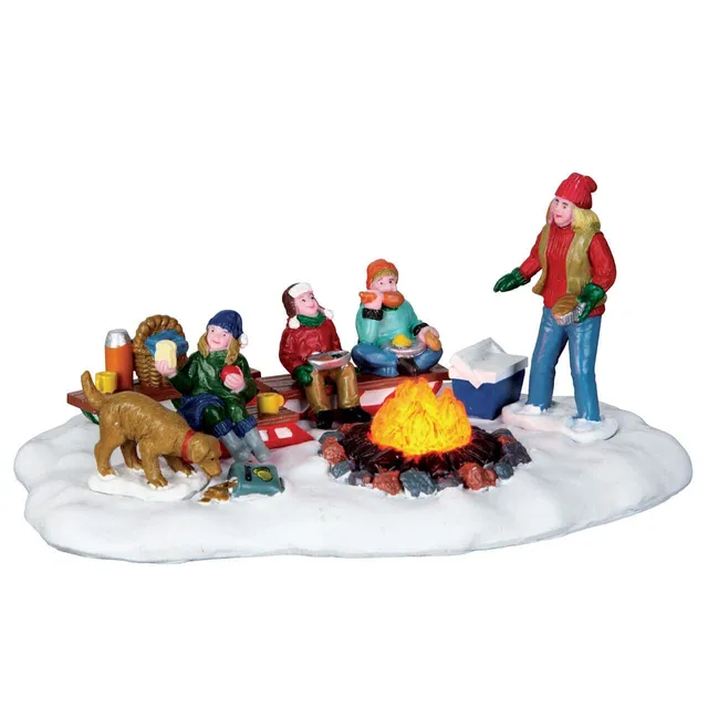 lemax-sledding-potluck-figurine-sc-ne-de-luge-miniature image 1