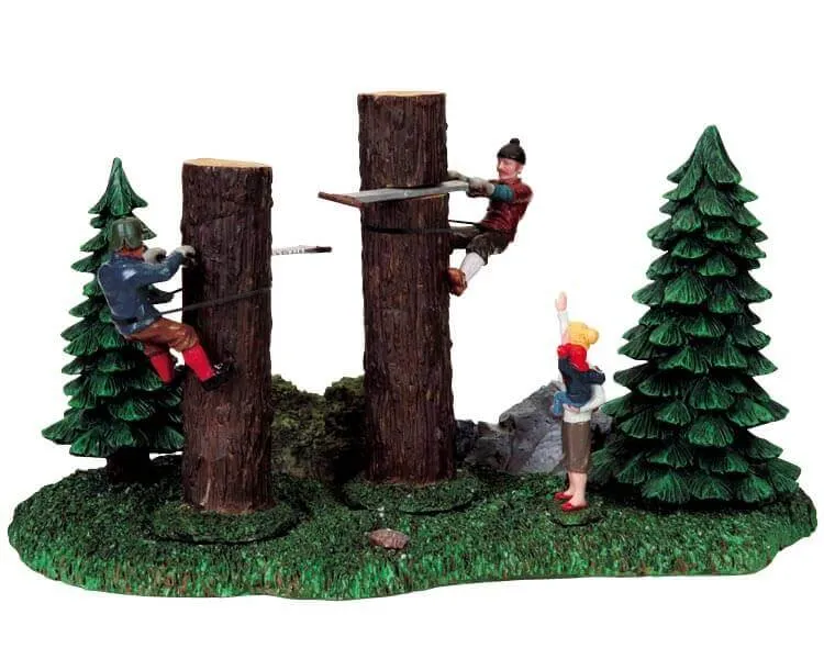 lemax-tree-climbing-games-figurine-miniature-de-collection image 1