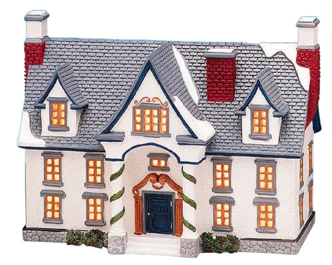 lemax-pelham-manor-maison-miniature-de-village-de-collection image 1