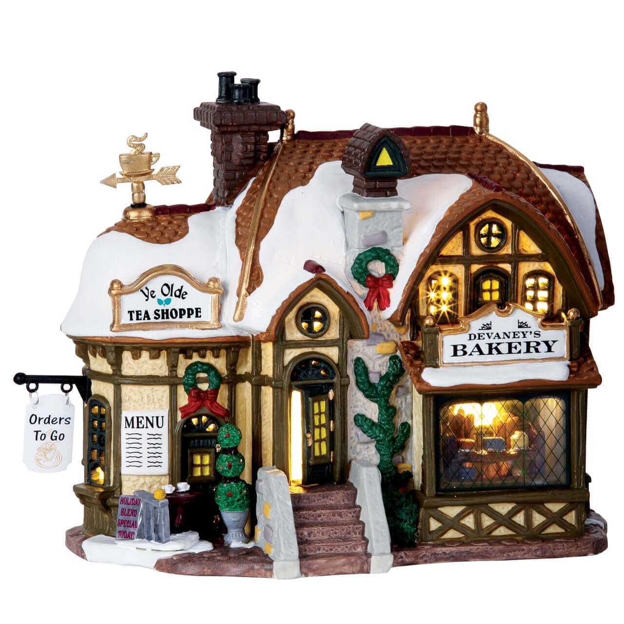 lemax-devaney-s-bakery-boulangerie-miniature-caddington image 4
